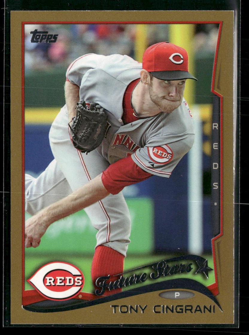 2014 Topps #581 Tony Cingrani Gold #/2014 | eBay