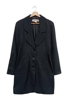 JEAN MARC PHILIPPE Übergangsmantel Damen Mantel Gr. DE 38 schwarz Business-Look