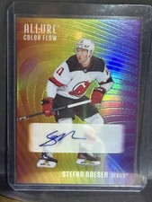 Stefan Noesen 2025-26 UD Allure Hockey Full Rainbow Auto New Jersey Devils RA-SN