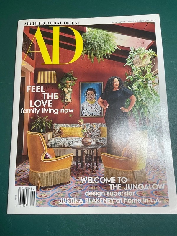 Architectural Digest AD Magazine June 2022 Justina Blakeney