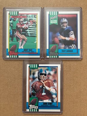 1990 Topps Football 1-250 Base Lot You Pick List / Complete Your Set