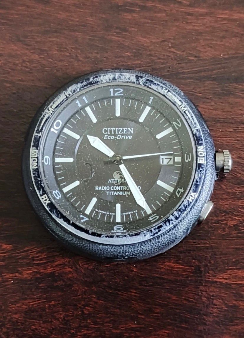 Japan Men's Detail] Watch VTG Eco-drive Citizen [Read Movement Wrist Attesa - vintagewatches.pk