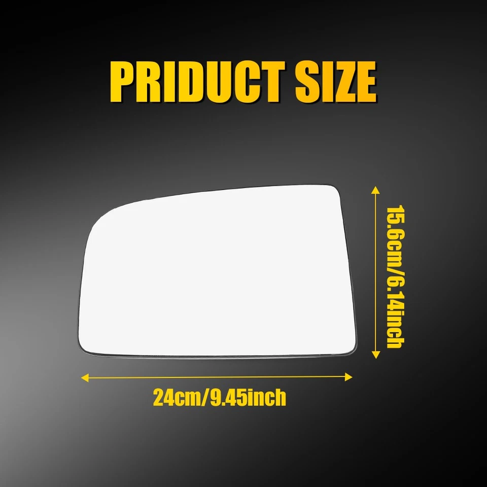 Espejo retrovisor lateral derecho vidrio térmico para Mercedes-Benz Sprinter 2500 3500 10-18 1~10X Foto 4 de 4