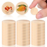 100 Pcs Holz Basteln Treibholz Zum HolzspäNe Kleine Holzscheiben
