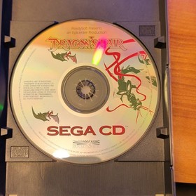 Dragon's Lair Sega CD 1993 ReadySoft Fantasy Action Adventure Manual Included