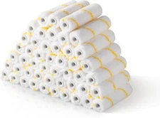 Voomey Paint Roller Covers 4 Inch，1/3" Nap Mini Roller Covers，Roller Covers for