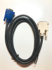 6 FT CABLE CONNECTOR DVI-I Male to 15 PIN Monitor VGA Male Unused
