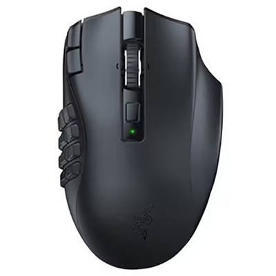 Razer Naga HyperSpeed Wireless MMO Gaming Mouse Black RZ01-0360 From Japan