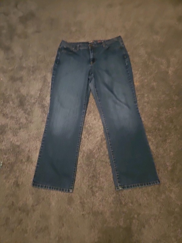 Style & Co Jeans Womens 12 Short Straight Leg  Denim EUC #523