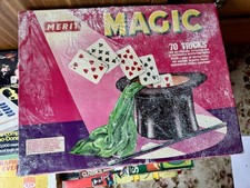 Vintage Merit Magic Set 70 Tricks J & L Randall Ltd 1960s/70s – Boxed –
