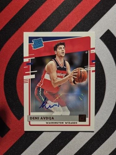 New ListingPanini Donruss 2020-21 Deni Avdija #205 Rated Rookie Autograph Wizards