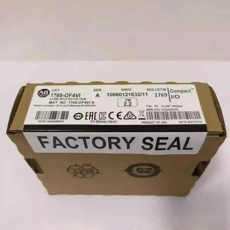 Nuevo módulo de voltaje de A/S CompactLogix 4 Pt sellado de fábrica AB 1769-OF4VI SER A - Imagen 2 de 2