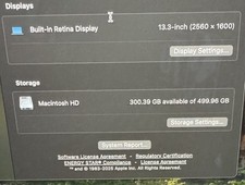 Apple MacBook Pro 13" 2020 Intel Core i5 2.0GHz 16GB RAM 500GB SSD macOS