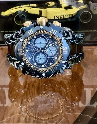 Invicta Reserve Gladiator Swiss Ronda Z60 Caliber 55.25mm,Dark & Ice Blue 36964