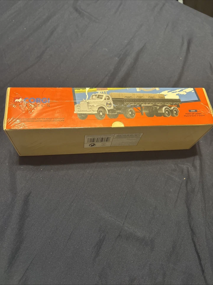 Corgi Classic PORT OF LIONEL MACH B SEMI + CRATES # 53501 NIB - LIMITED EDITION - Image 4 of 4