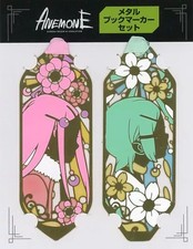 ANEMONE Eureka 7 Metal Bookmarks Set 4.8x12cm Japan Used Book Cover