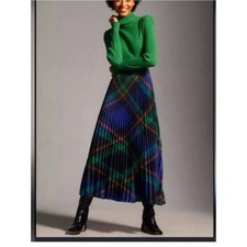 Anthropologie Maeve Isobel Pleated Skirt. SZ S NWOT