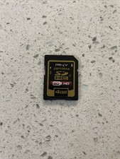 PNY Optima 4GB SD-K04G SDHC SD Memory Card Made in Japan