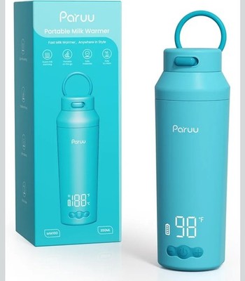 Tragbarer Flaschenwärmer für Muttermilch & Wasser, Babyflaschenwärmer, schnelle Erwärmung