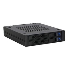 2 Bay 2.5 SAS/SATA HDD/SSD Mobile Rack for External 3.5  Bay  ExpressCage MB...