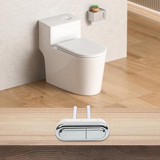 New Water Tank Button Toilet Water Tank Flush Button Plastic Oval Double Button