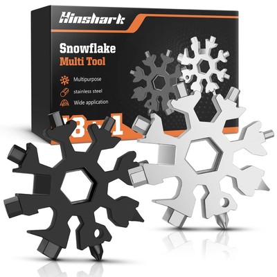 Edelstahl MultiTool | 18 in 1 Schneeflocken | Adventskalender Füllung