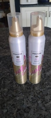 2X Pantene Pro-V Curl Mousse Tames Frizz Soft Touchable Curls 6.6 oz Styler Hair