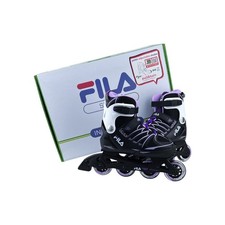 Fila Skates X-One Kinder Mädchen Inliner Inlineskates Schwarz/Lila 38-41EU