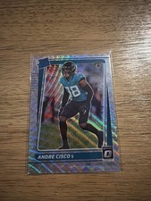 2021 Panini Donruss Optic - #278 Andre Cisco (RC) Wave Prizm /299 Jaguars