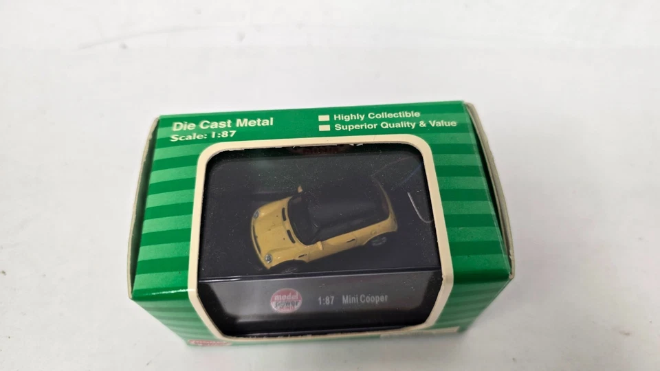 MODEL POWER MINIS #19130 HO SCALE MINI COOPER NEW IN BOX Free S&H - Image 3 of 4