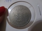 Belgium 5 Francs  COIN 1949 Dutch Text (A) — photo 2