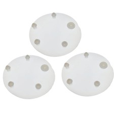 3PCS Toilet Tank Silicone Flapper Seal Gasket 3 for American whiter