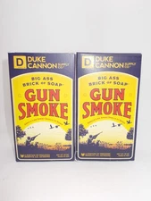 Duke Cannon Supply Co.  Big Brick of Soap Gun Smoke NEW x2
