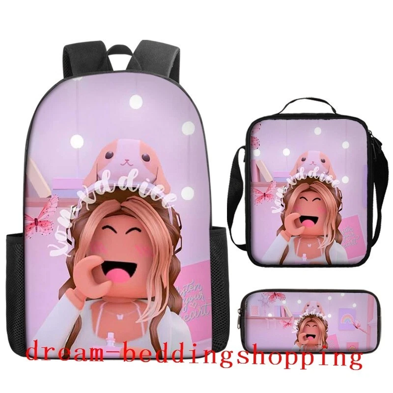 Roblox Game Backpack Set, Cute for Boys Girls