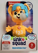 Fisher Price Link Squad Opposites Fox Interactive Learning Musical Toy New