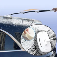 Adjustable Telescopic Car Wash Brush Kit Mop Long Handle Vehicle Cleaning Tools.