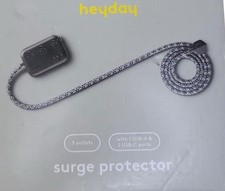 Lot Of 10 - 6' Surge Protector 3OL 2C 1A - heyday Black