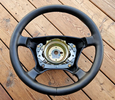 NEW LEATHER Steering Wheel for Mercedes W124 W202 R129 W210 W140 W208 G36 black