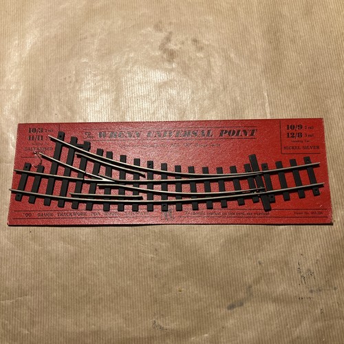 Modelo ferroviario calibre 00 Wrenn Trackwork punto curvo derecho en caja en muy buena condición 0046   | Zustand: Used