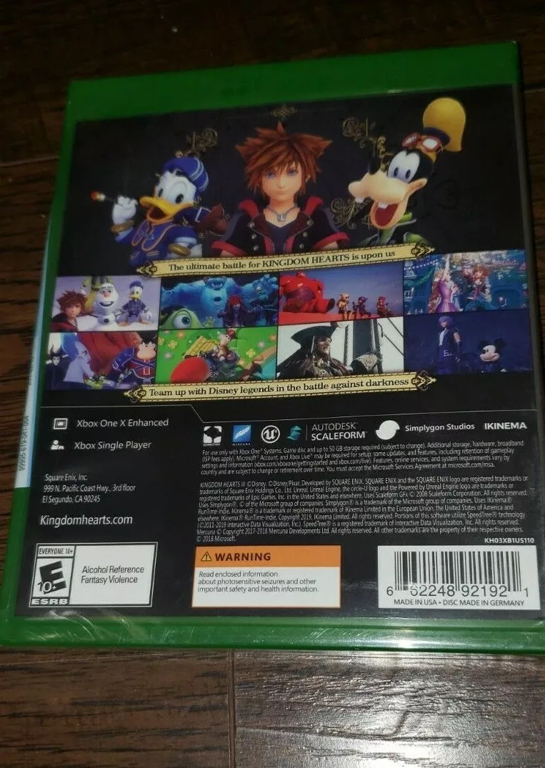 Walmart Exclusive: Kingdom Hearts 3 Deluxe Edition, Square Enix