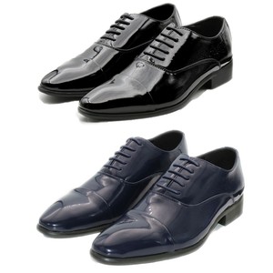 Scarpe Uomo Eleganti Lucide Blu Nere Francesine Classiche Cerimonia Oxford  | eBay