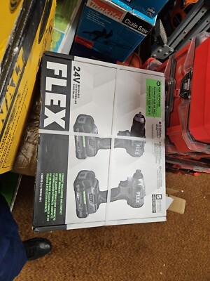 3 Bundle Flex Tools 24V Brushless 1'' SDS Plus Rotary Hammer With Compact...