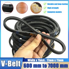 B-Type 600 to 7000 mm V-Belt Industry Drive Belts Vbelt Replacement Belt 17x11mm