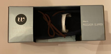 Men  s Moccasin Slippers Size L 9-10 Memory Foam Indoor Shoes New in Box
