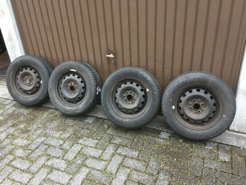 4xkomplette Sommerreifen+Felgen 185/65R14 86T für Toyota Avensis,Corolla Mazda - Bild 2 von 4