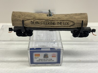 N Scale Micro Trains MTL Secial Run 09-40 Dean Steering the Log Car