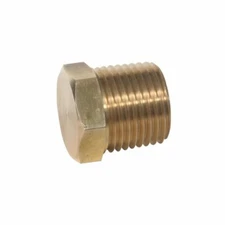 Brass Plumbing 1/2 NPT Hex Head Plug For Brass Copper Steel Aluminum Iron Pipe
