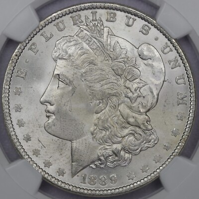 1889 Morgan Silver Dollar - NGC MS 65