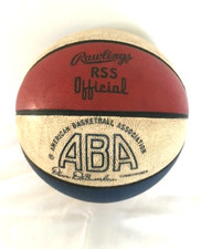 1975-76  Official Rawlings RSS ABA Red White Blue Dave DeBusschere Basketball
