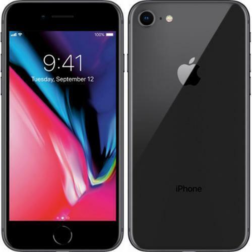 Apple iPhone 8 Fully Unlocke) 64GB Gray with Tempered and Earbuds (Very Good) - Afbeelding 4 van 5